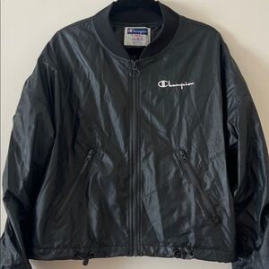 Champion Women's Classic Black Windbreaker